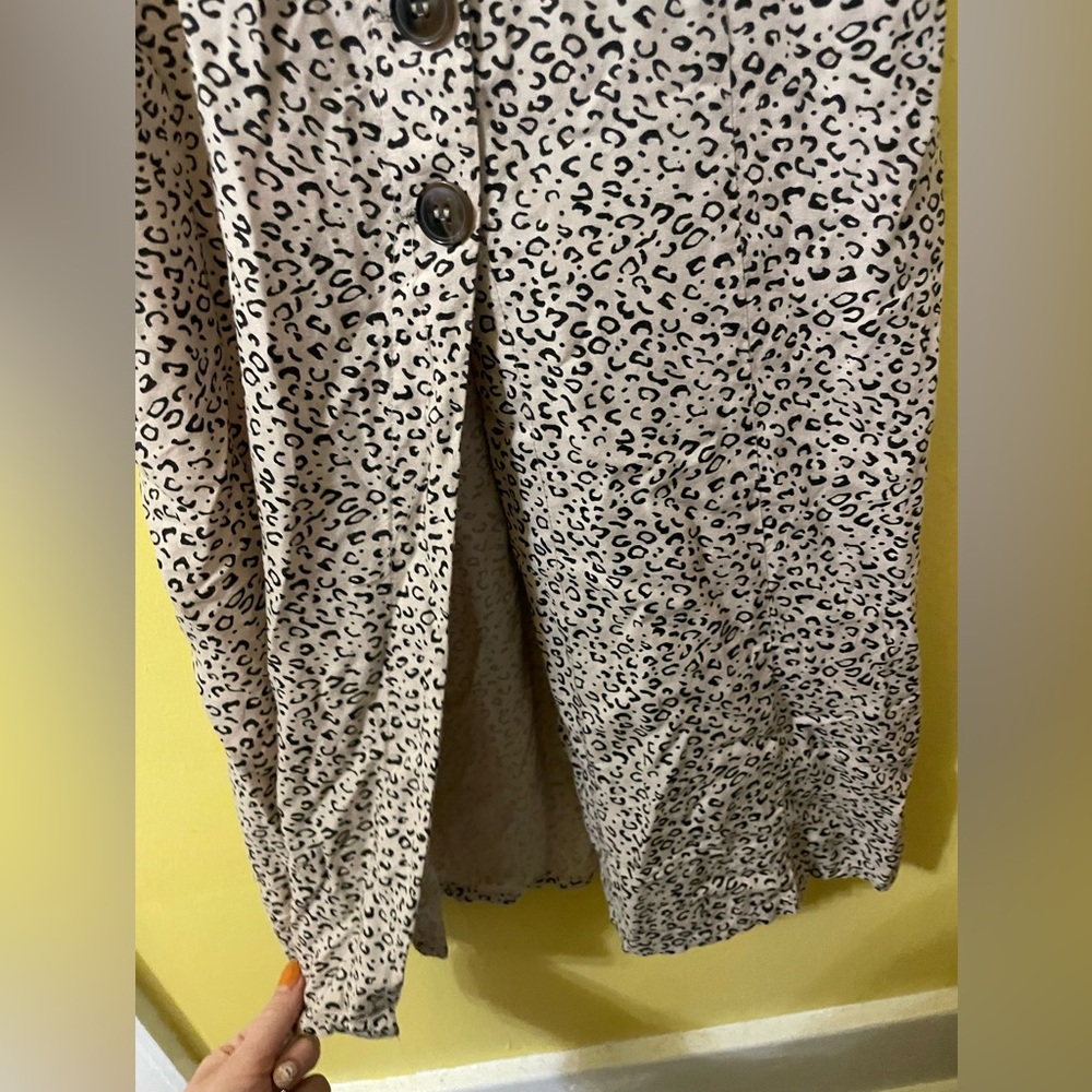 Japna Leopard Print Button-Down Dress - Picture 2 of 4